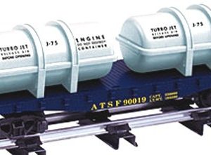 AMERICAN FLYER 48527 SANTA FE FLATCAR