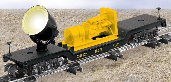 AMERICAN FLYER 49022 MAINTENANCE OF WAY SEARCHLIGHT CAR