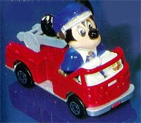 MATCHBOX WALT DISNEY  WD-1 MICKEY MOUSE'S FIRE ENGINE DIE-CAST VEHICLE