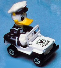 MATCHBOX WALT DISNEY WD-6 DONALD DUCK'S JEEP DIE-CAST VEHICLE