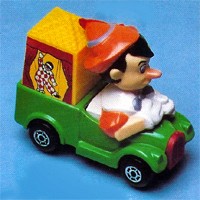 MATCHBOX WALT DISNEY WD-7 PINOCCHIO'S TRAVELING SHOW DIE-CAST VEHICLE