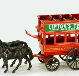 Lledo Days Gone DG040 Horse Drawn Double Deck Coach Lipton Tea Victoria & King's Cross
