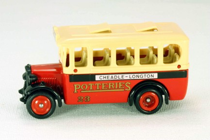 Lledo Days Gone DG105 1935 Model A" Ford Potteries Bus"