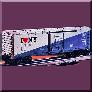 LIONEL 6-9475 DELAWARE AND HUDSON I LOVE NEW YORK BOXCAR