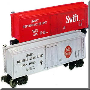 LIONEL 19555 AND 19556 SWIFT REEFERS 2-PACK