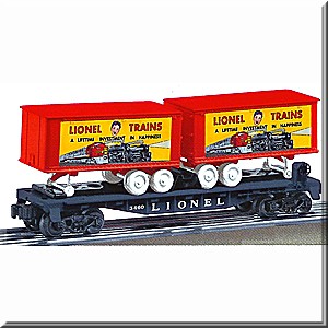 LIONEL 29460 LIONEL LINES WITH PIGGYBACK TRAILERS