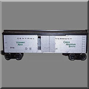 LIONEL 5716 CENTRAL VERMONT WOODSIDE REEFER