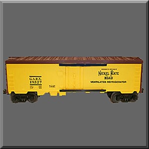 LIONEL 5722 NICKEL PLATE ROAD WOODSIDE REEFER